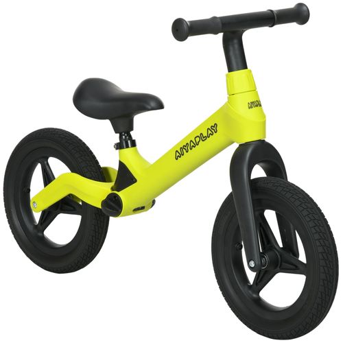 Green Baby Balance Bike: Training Bike with Adjustable Seat and Handlebar