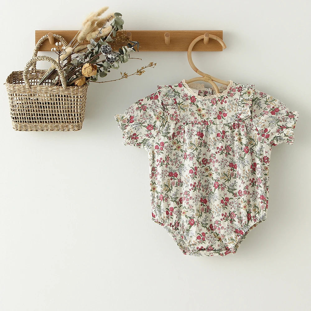 Cute Baby Girl Floral Romper: Summer Style Essential