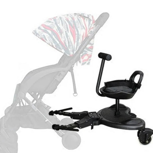 The stroller artifact can be connected to the stroller seat for easy and convenient travel
