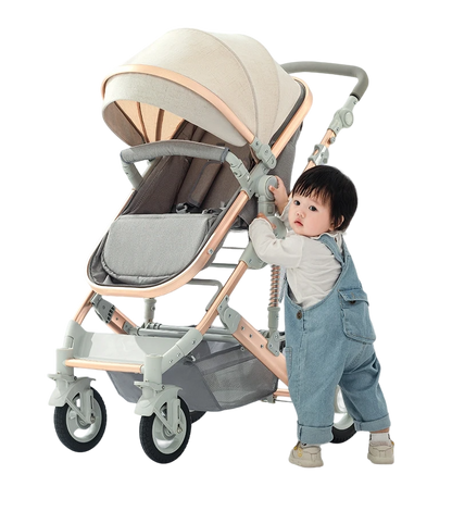 A VERSATILE BABY STROLLER COMBINES 3 FUNCTION IN ONE INCLUDING A CAR SEAT